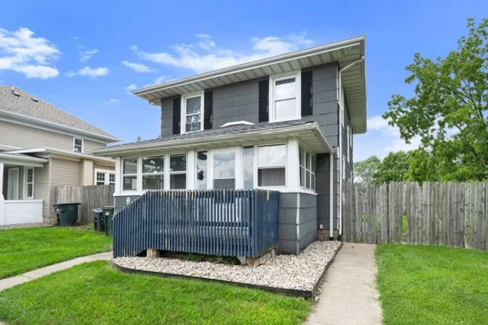 small student home exterior
